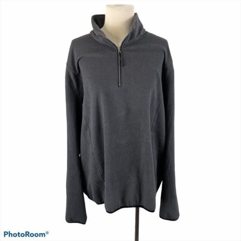 NWT VINTAGE 1946 Grey Quarter‎ Zip Fleece Sweater